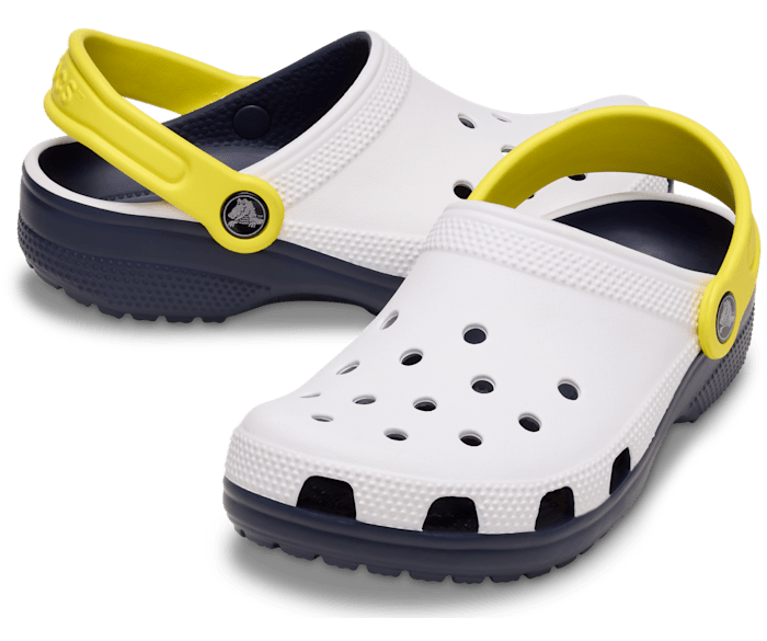 Crocs Classic Retro Sport Clog Enfant - Blanc - Vue 110
