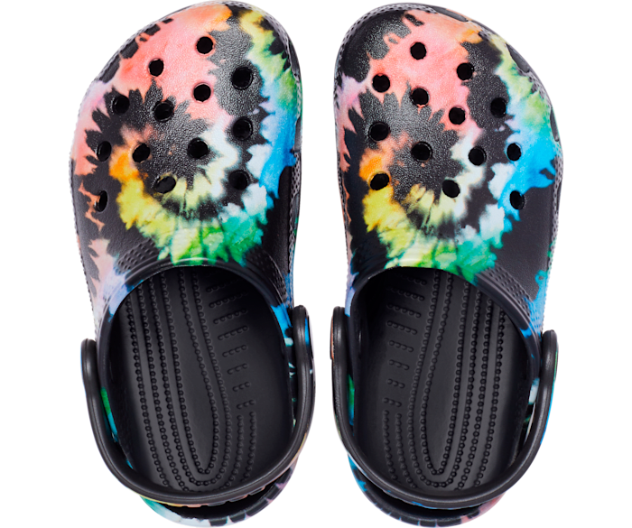 Crocs Classic Tie-Dye Clog Enfant - Gris Tie-Dye - Vue 120