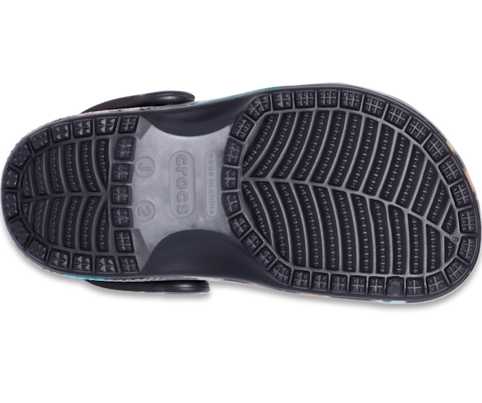 Crocs Classic Tie-Dye Clog Enfant - Gris Tie-Dye - Vue 130