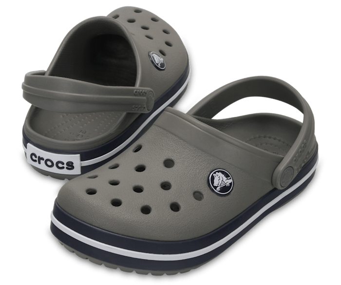 Kids' Crocband Clog - Gris Fume/Marine