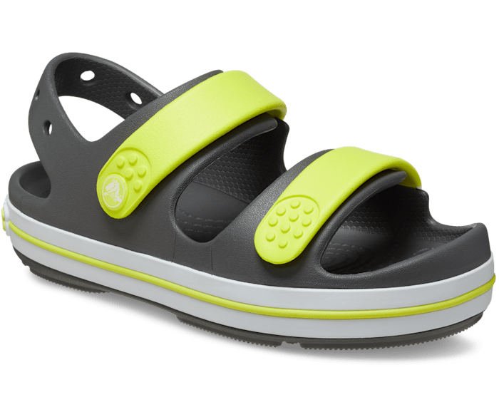 Kids' Crocband Cruiser Sandal - Gris Ardoise/Acidity