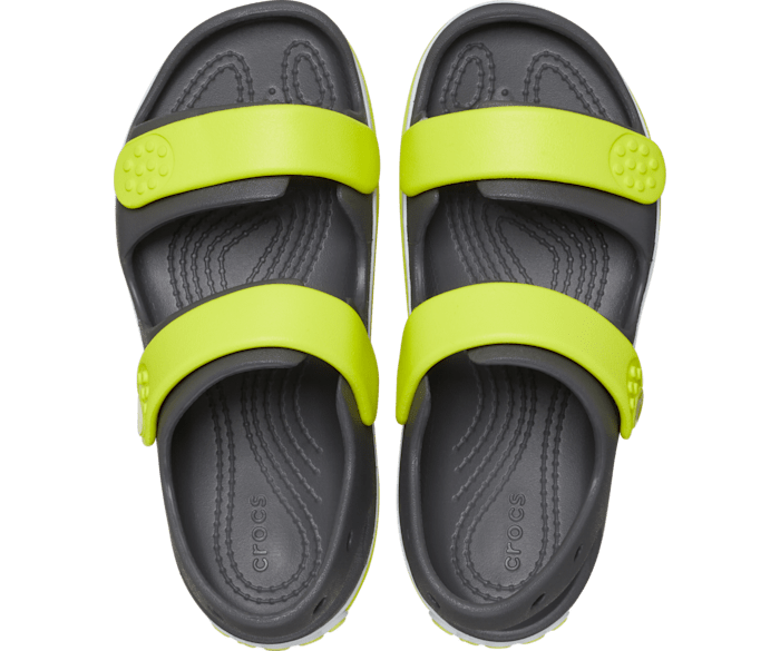 Kids' Crocband Cruiser Sandal - Gris Ardoise/Acidity