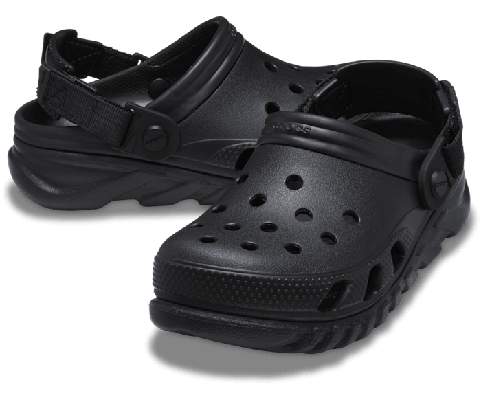 Crocs Duet Max Clog Enfant - Noir - Vue 110