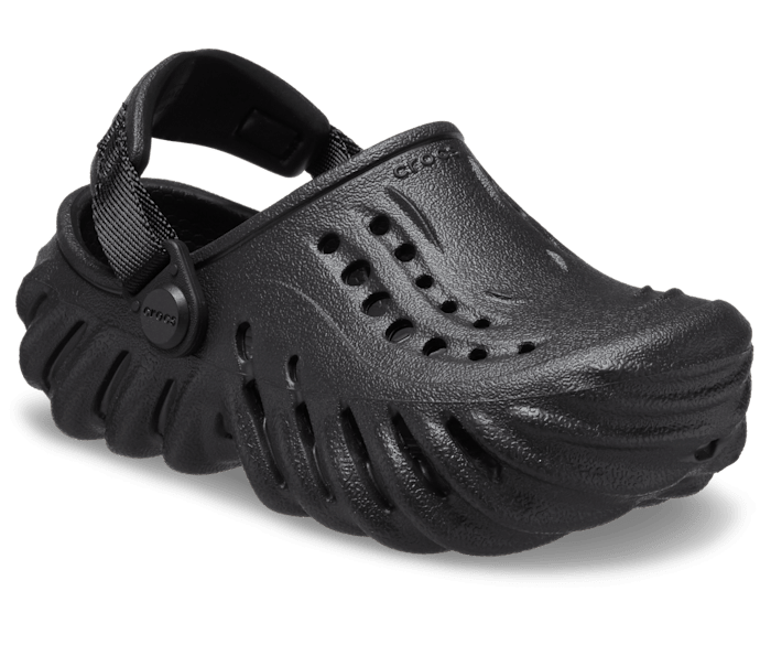 Crocs Echo Slide Enfant - Noir - Vue 140