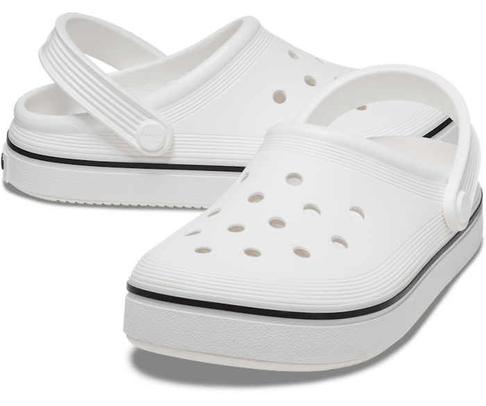 Crocs Off Court Clog Enfant - Blanc - Vue 110