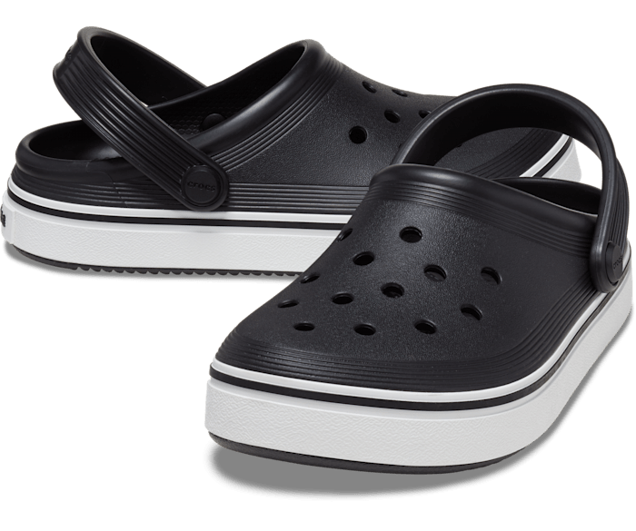 Crocs Off Court Clog Enfant - Noir - Vue 110