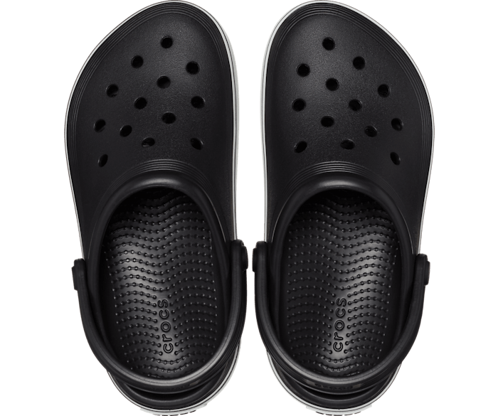 Crocs Off Court Clog Enfant - Noir - Vue 120