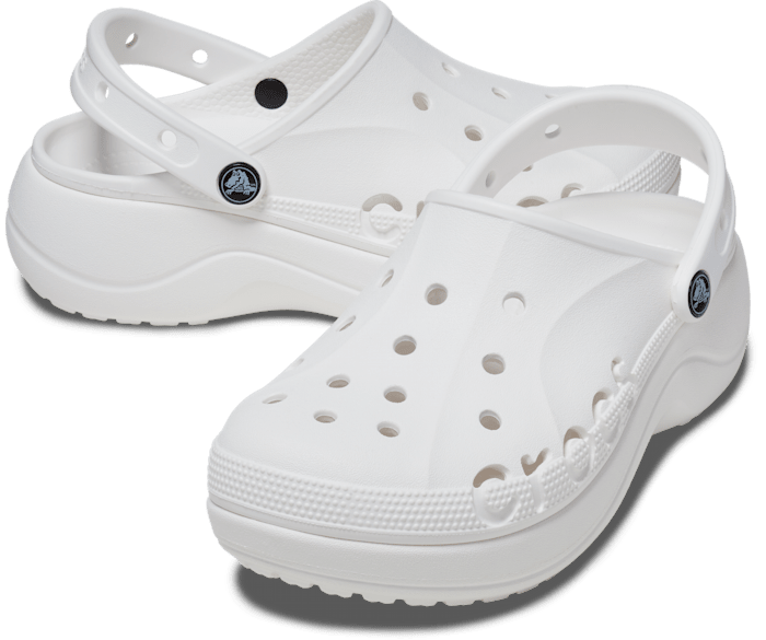 Baya Platform Clog Femme - Blanc - Vue ALT110