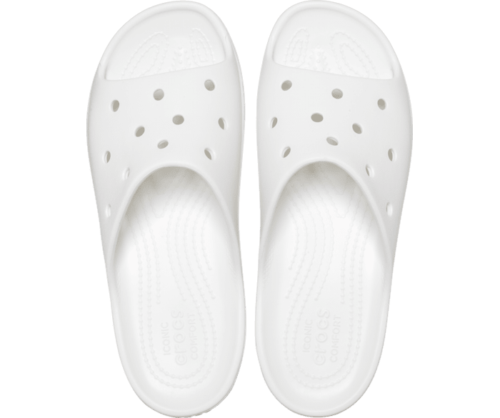 Classic Platform Slide Femme Blanc - Blanc - Vue ALT120