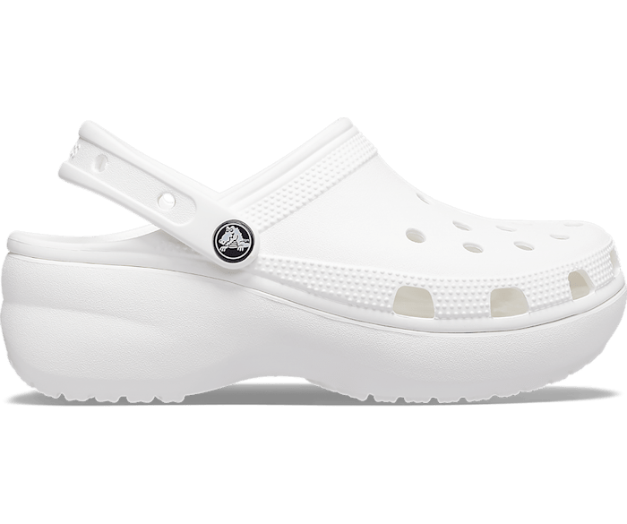 Classic Platform Clog Femme Noir - Blanc - Vue ALT100