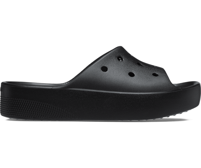 Classic Platform Slide Femme Blanc - Noir - Vue ALT100