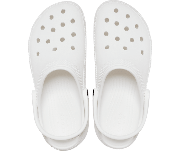 Classic Platform Clog Femme Noir - Blanc - Vue ALT120
