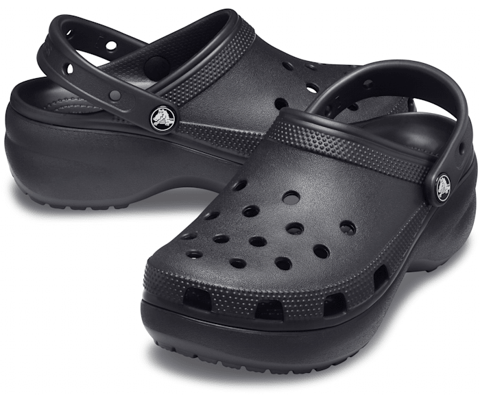 Classic Platform Clog Femme Noir - Noir - Vue ALT110