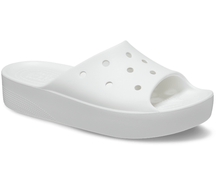Classic Platform Slide Femme - Blanc - Vue ALT140