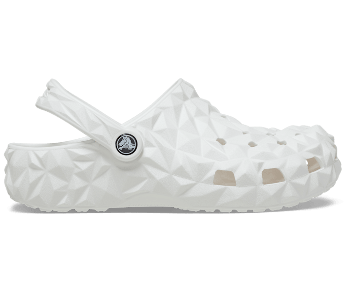 Classic Geometric Clog Femme - Blanc - Vue ALT100