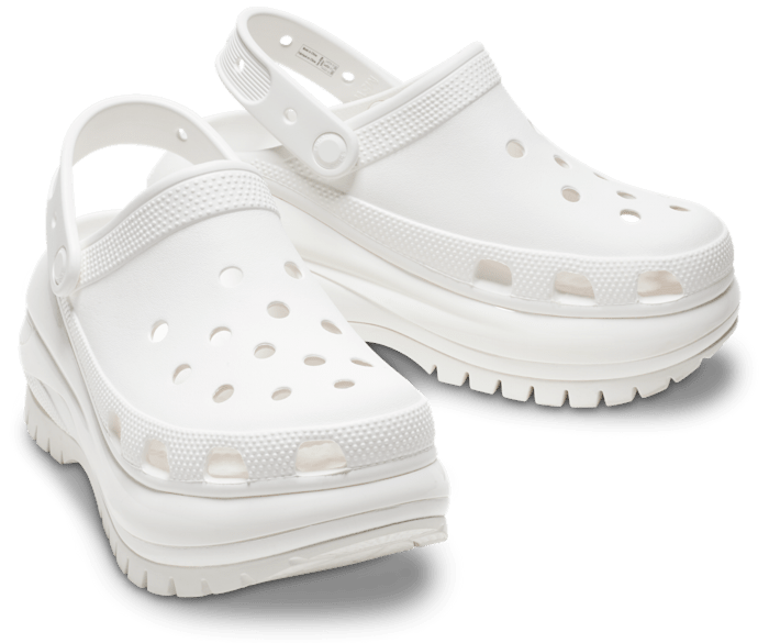 Classic Mega Crush Clog Femme - Blanc - Vue ALT110
