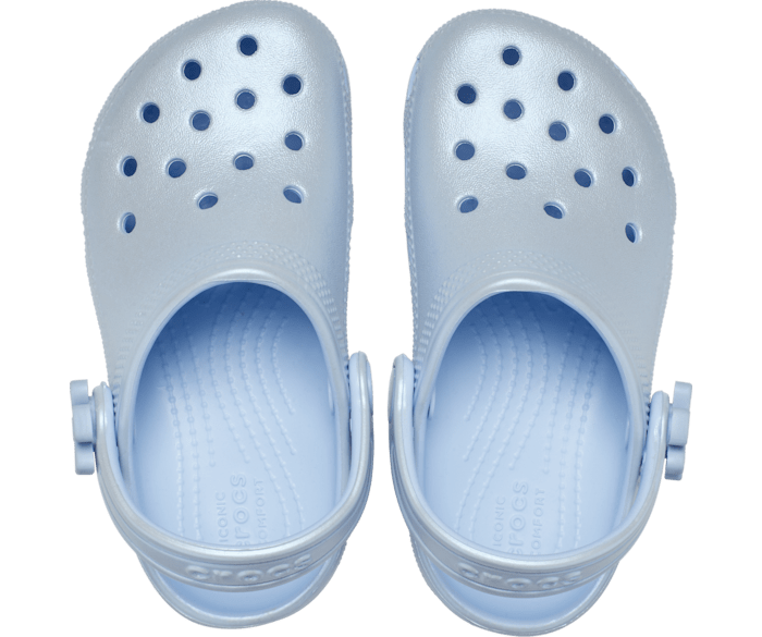 Toddler Classic Pearl Shine Clog - Blue Frost