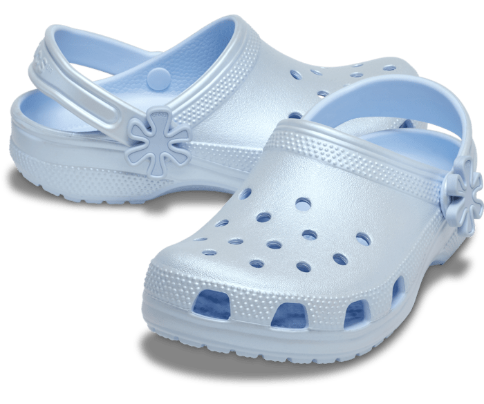 Toddler Classic Pearl Shine Clog - Blue Frost