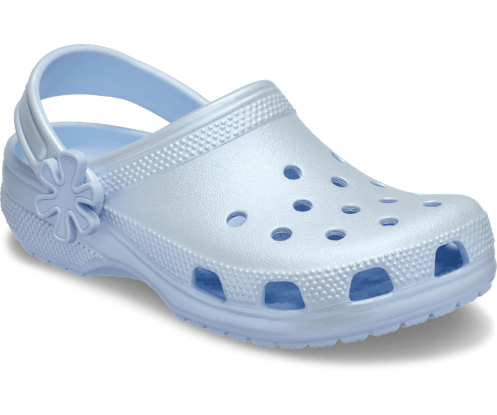 Toddler Classic Pearl Shine Clog - Blue Frost